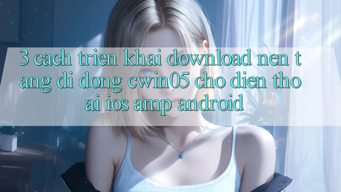 3. Cách triển khai Download Nền tảng di động cwin05 Cho Điện Thoại (iOS & Android) 3. Cách triển khai Download Nền tảng di động cwin05 Cho Điện Thoại (iOS & Android)