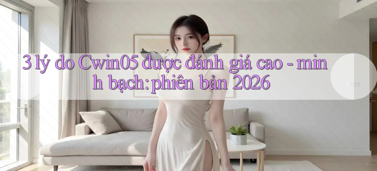 3 lý do Cwin05 được đánh giá cao   minh bạch phiên bản 2026