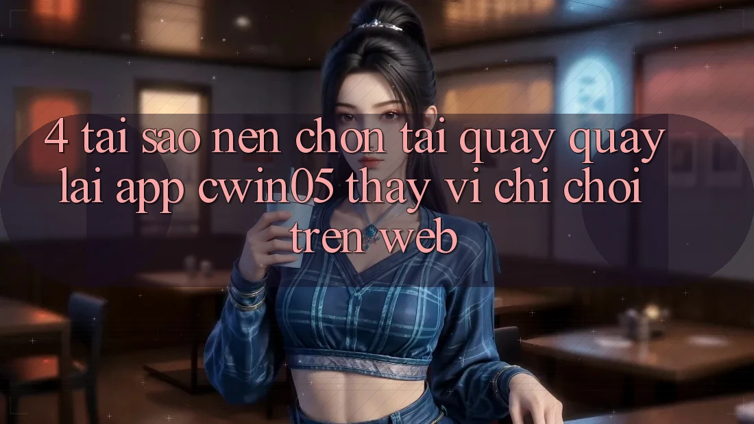 4. Tại Sao Nên Chọn Tải quay quay lại App cwin05 Thay Vì Chỉ Chơi Trên Web?