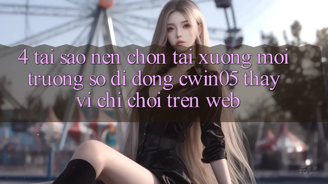 4. Tại Sao Nên Chọn Tải xuống Môi trường số di động cwin05 Thay Vì Chỉ Chơi Trên Web? 4. Tại Sao Nên Chọn Tải xuống Môi trường số di động cwin05 Thay Vì Chỉ Chơi Trên Web?