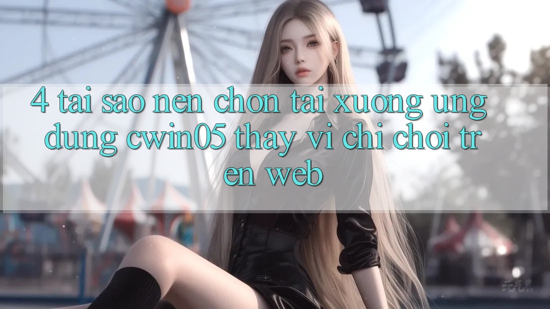 4. Tại Sao Nên Chọn Tải xuống Ứng dụng cwin05 Thay Vì Chỉ Chơi Trên Web? 4. Tại Sao Nên Chọn Tải xuống Ứng dụng cwin05 Thay Vì Chỉ Chơi Trên Web?