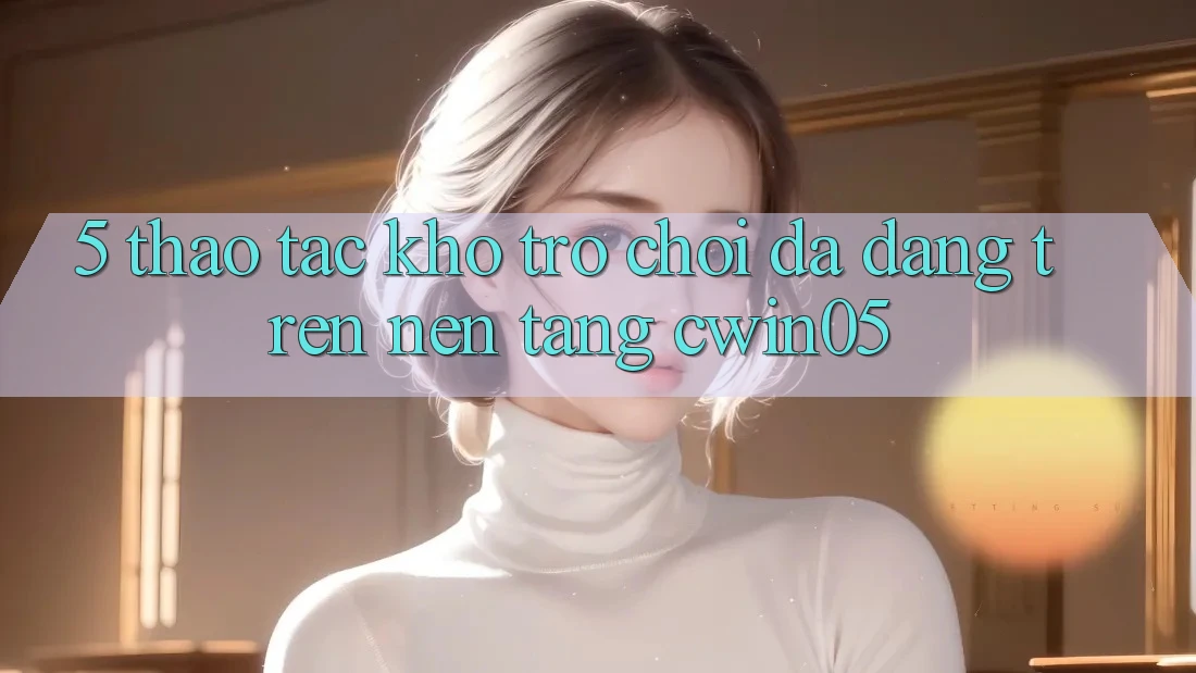5. Thao tác Kho Trò Chơi Đa Dạng Trên Nền Tảng cwin05 5. Thao tác Kho Trò Chơi Đa Dạng Trên Nền Tảng cwin05