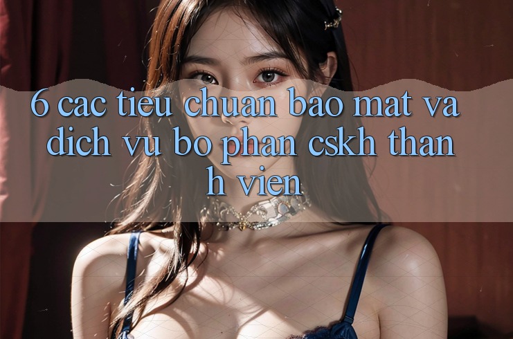 6. Các Tiêu Chuẩn Bảo Mật Và Dịch Vụ Bộ phận CSKH Thành viên 6. Các Tiêu Chuẩn Bảo Mật Và Dịch Vụ Bộ phận CSKH Thành viên