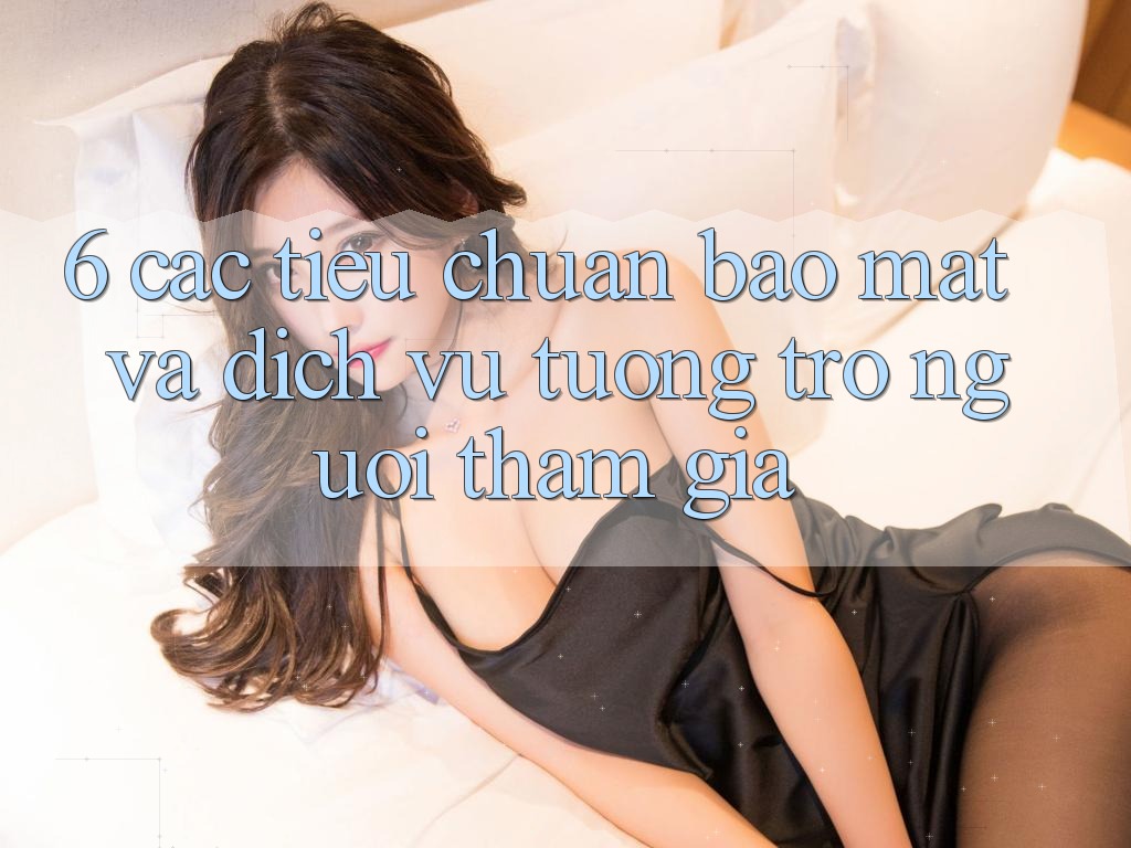 6. Các Tiêu Chuẩn Bảo Mật Và Dịch Vụ Tương trợ Người tham gia