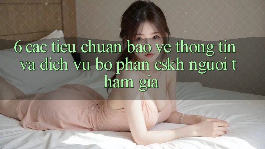 6. Các Tiêu Chuẩn Bảo vệ thông tin Và Dịch Vụ Bộ phận CSKH Người tham gia