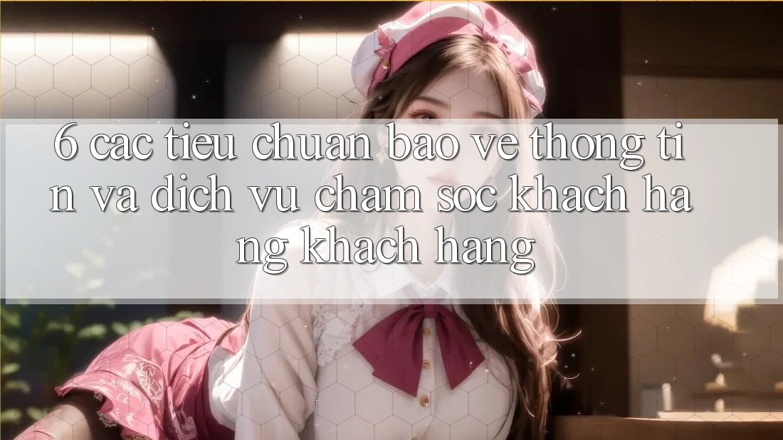 6. Các Tiêu Chuẩn Bảo vệ thông tin Và Dịch Vụ Chăm sóc khách hàng Khách Hàng 6. Các Tiêu Chuẩn Bảo vệ thông tin Và Dịch Vụ Chăm sóc khách hàng Khách Hàng