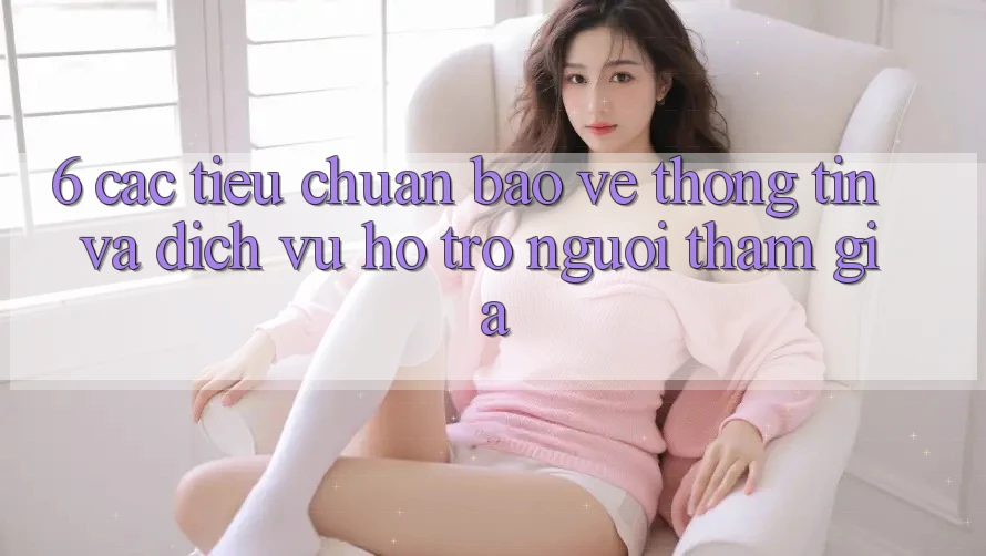 6. Các Tiêu Chuẩn Bảo vệ thông tin Và Dịch Vụ Hỗ Trợ Người tham gia 6. Các Tiêu Chuẩn Bảo vệ thông tin Và Dịch Vụ Hỗ Trợ Người tham gia