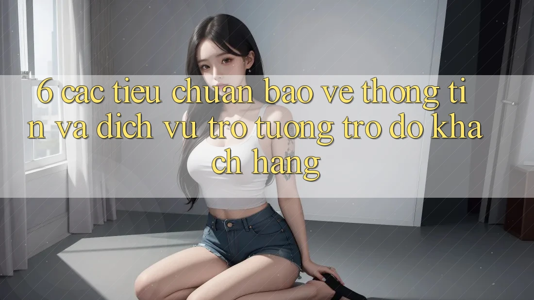 6. Các Tiêu Chuẩn Bảo vệ thông tin Và Dịch Vụ Trợ tương trợ đỡ Khách Hàng