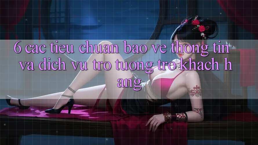 6. Các Tiêu Chuẩn Bảo vệ thông tin Và Dịch Vụ Trợ tương trợ Khách Hàng 6. Các Tiêu Chuẩn Bảo vệ thông tin Và Dịch Vụ Trợ tương trợ Khách Hàng