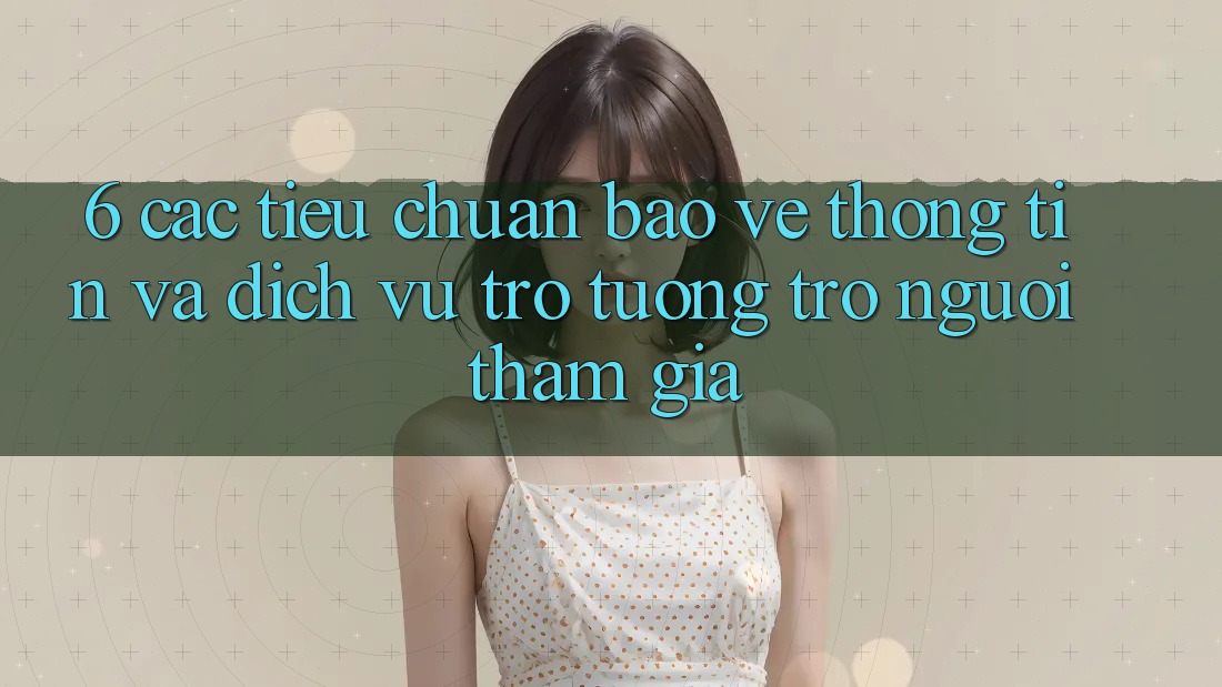 6. Các Tiêu Chuẩn Bảo vệ thông tin Và Dịch Vụ Trợ tương trợ Người tham gia 6. Các Tiêu Chuẩn Bảo vệ thông tin Và Dịch Vụ Trợ tương trợ Người tham gia