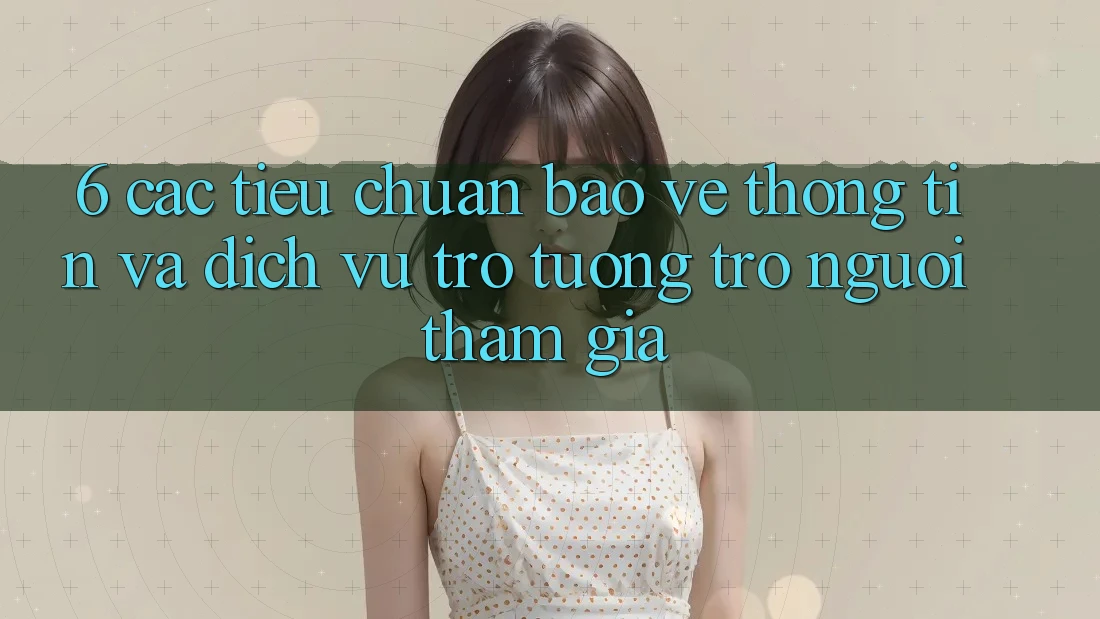 6. Các Tiêu Chuẩn Bảo vệ thông tin Và Dịch Vụ Trợ tương trợ Người tham gia 6. Các Tiêu Chuẩn Bảo vệ thông tin Và Dịch Vụ Trợ tương trợ Người tham gia