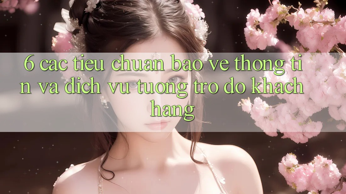 6. Các Tiêu Chuẩn Bảo vệ thông tin Và Dịch Vụ Tương trợ đỡ Khách Hàng 6. Các Tiêu Chuẩn Bảo vệ thông tin Và Dịch Vụ Tương trợ đỡ Khách Hàng