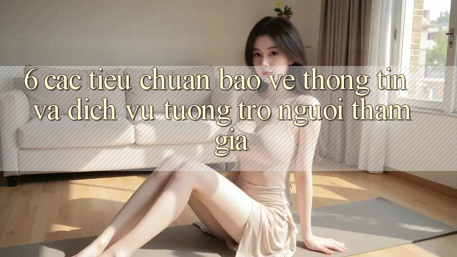 6. Các Tiêu Chuẩn Bảo vệ thông tin Và Dịch Vụ Tương trợ Người tham gia