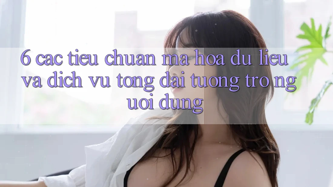 6. Các Tiêu Chuẩn Mã hóa dữ liệu Và Dịch Vụ Tổng đài tương trợ Người dùng 6. Các Tiêu Chuẩn Mã hóa dữ liệu Và Dịch Vụ Tổng đài tương trợ Người dùng
