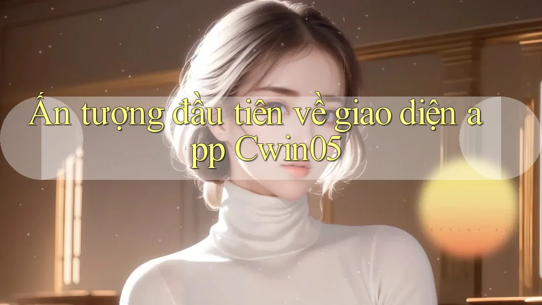 Ấn tượng đầu tiên về giao diện app Cwin05