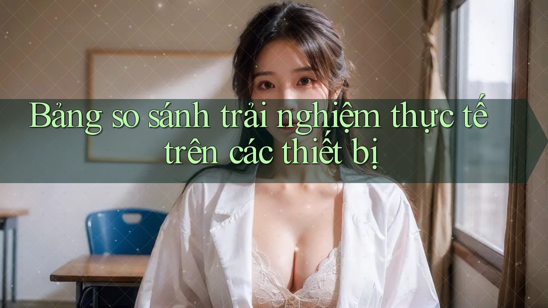 Bảng so sánh trải nghiệm thực tế trên các thiết bị