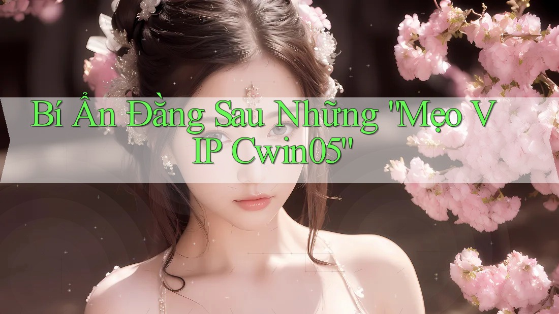 Bí Ẩn Đằng Sau Những “Mẹo VIP Cwin05”