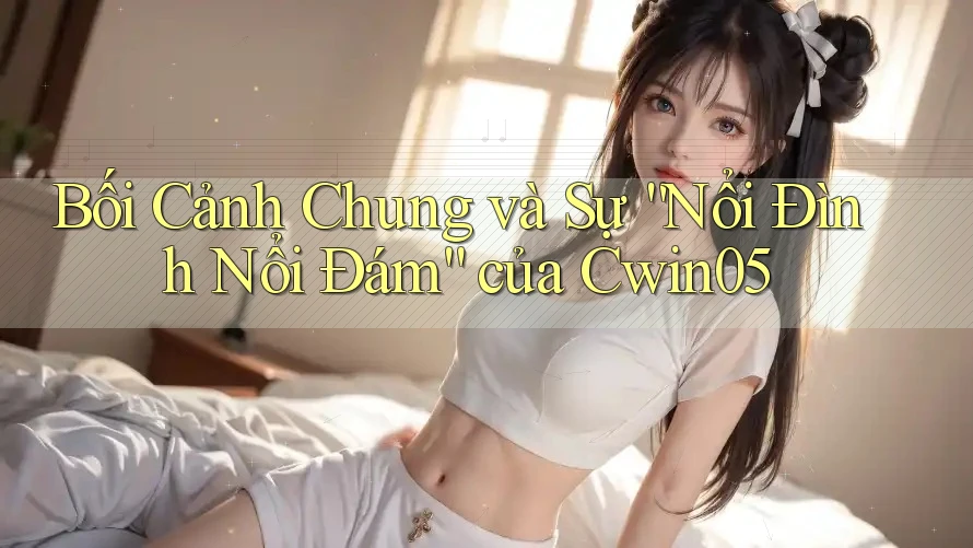 Bối Cảnh Chung và Sự “Nổi Đình Nổi Đám” của Cwin05 Bối Cảnh Chung và Sự “Nổi Đình Nổi Đám” của Cwin05