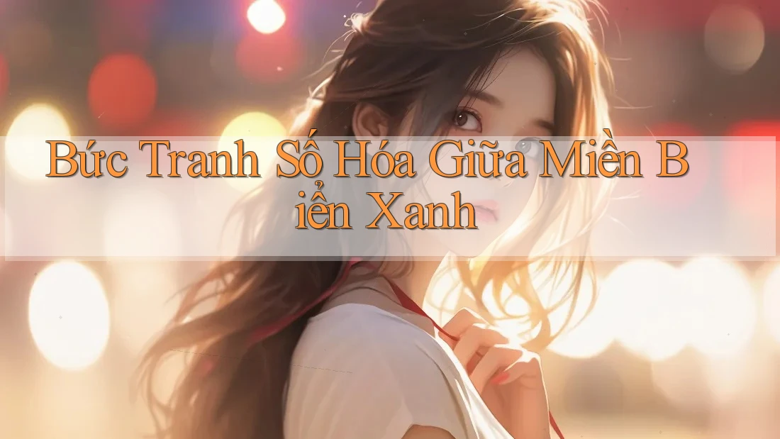 Bức Tranh Số Hóa Giữa Miền Biển Xanh Bức Tranh Số Hóa Giữa Miền Biển Xanh