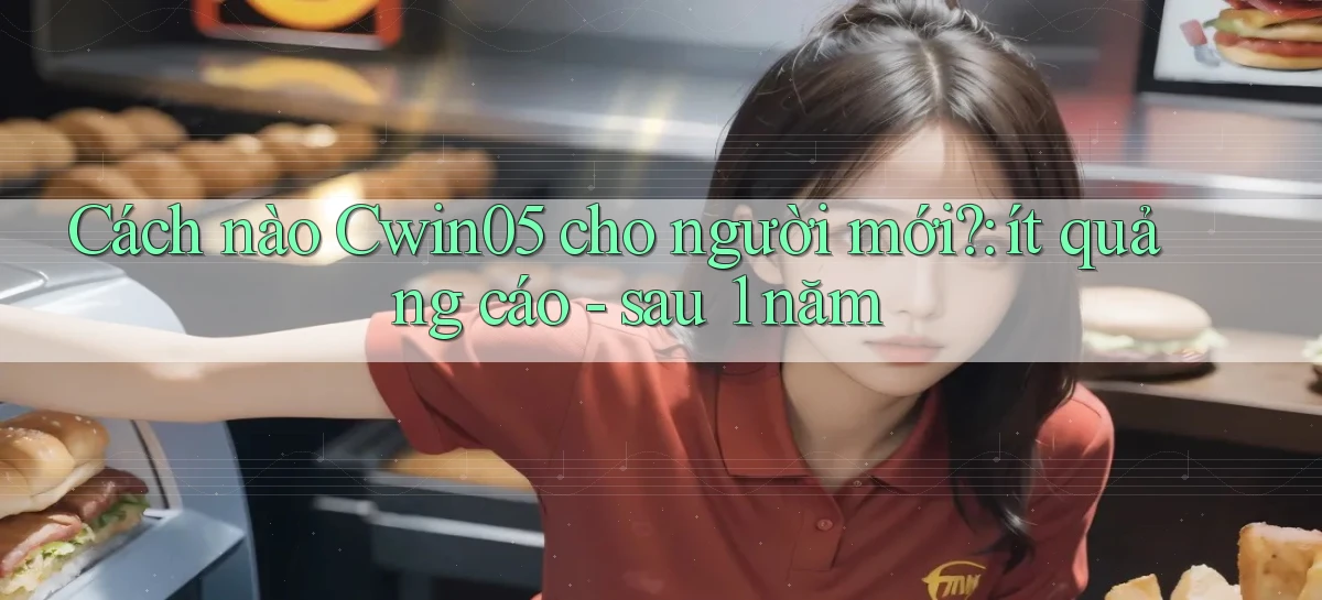 Cách nào Cwin05 cho người mới ít quảng cáo   sau 1 năm