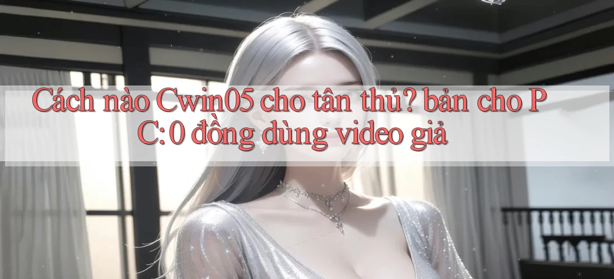 Cách nào Cwin05 cho tân thủ bản cho PC 0 đồng dùng video giả