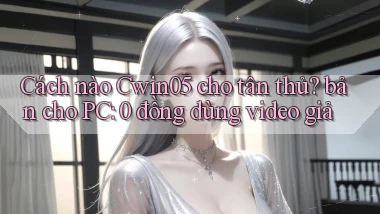 Cách nào Cwin05 cho tân thủ bản cho PC 0 đồng dùng video giả