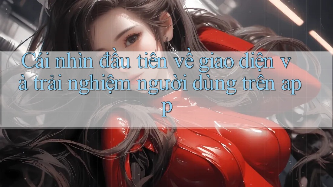 Cái nhìn đầu tiên về giao diện và trải nghiệm người dùng trên app Cái nhìn đầu tiên về giao diện và trải nghiệm người dùng trên app