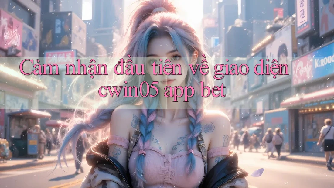 Cảm nhận đầu tiên về giao diện cwin05 app bet