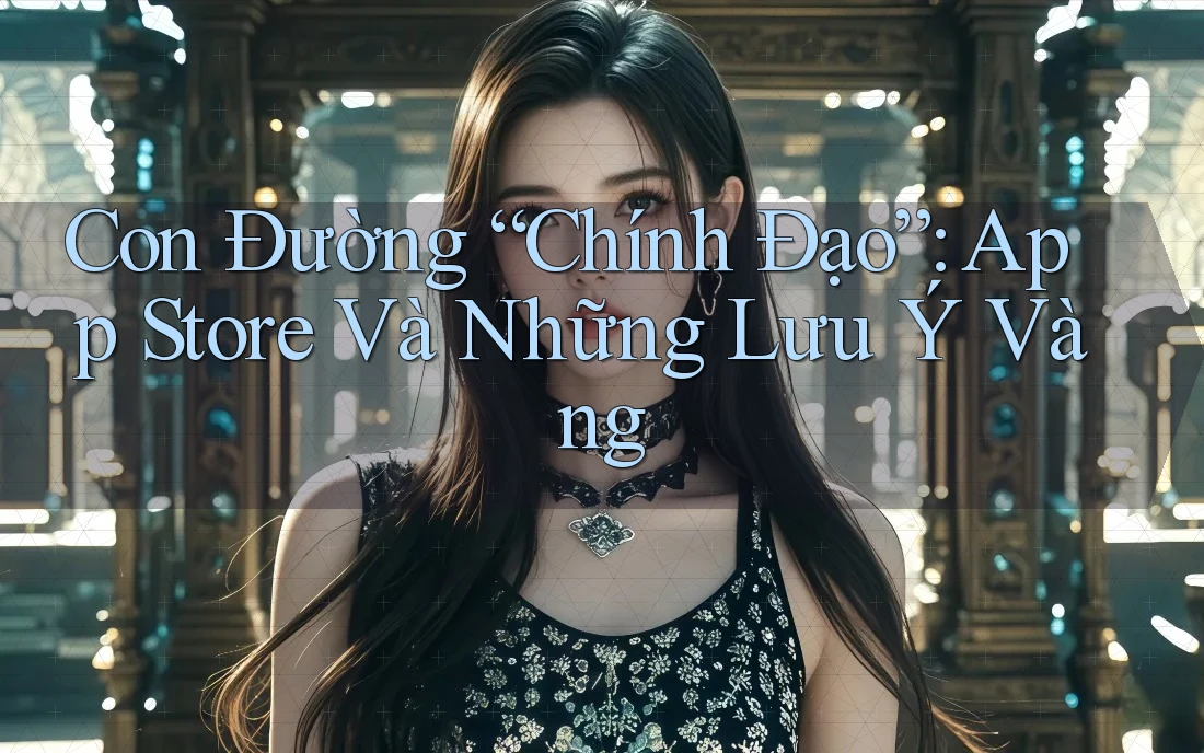 Con Đường “Chính Đạo”: App Store Và Những Lưu Ý Vàng Con Đường “Chính Đạo”: App Store Và Những Lưu Ý Vàng