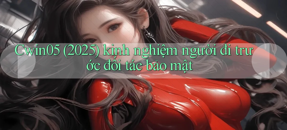 Cwin05 (2025) kinh nghiệm người đi trước đối tác bảo mật