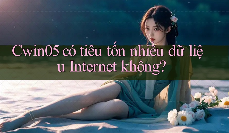 Cwin05 có tiêu tốn nhiều dữ liệu Internet không?