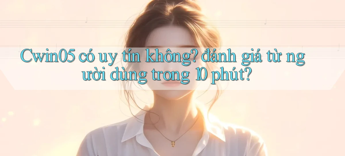Cwin05 có uy tín không đánh giá từ người dùng trong 10 phút