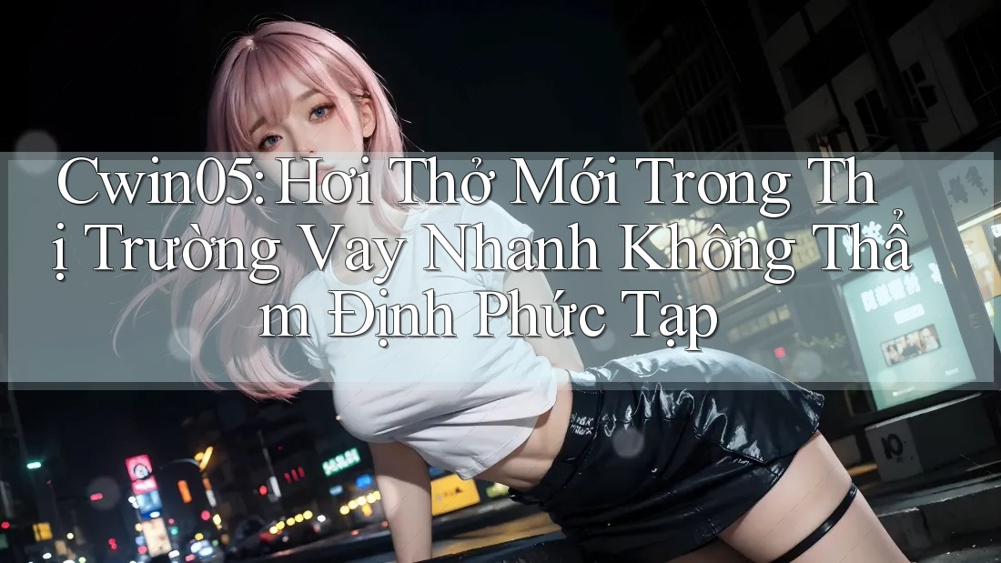 Cwin05: Hơi Thở Mới Trong Thị Trường Vay Nhanh Không Thẩm Định Phức Tạp Cwin05: Hơi Thở Mới Trong Thị Trường Vay Nhanh Không Thẩm Định Phức Tạp
