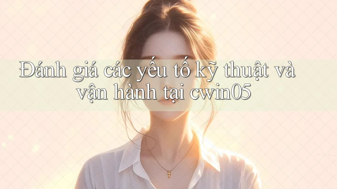 Đánh giá các yếu tố kỹ thuật và vận hành tại cwin05