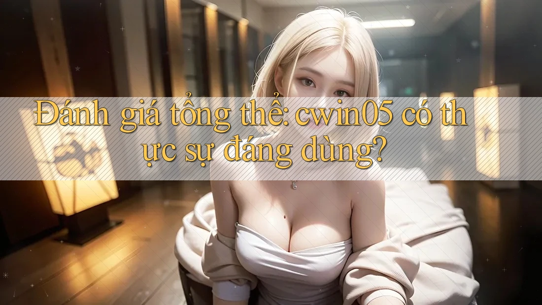 Đánh giá tổng thể: cwin05 có thực sự đáng dùng?