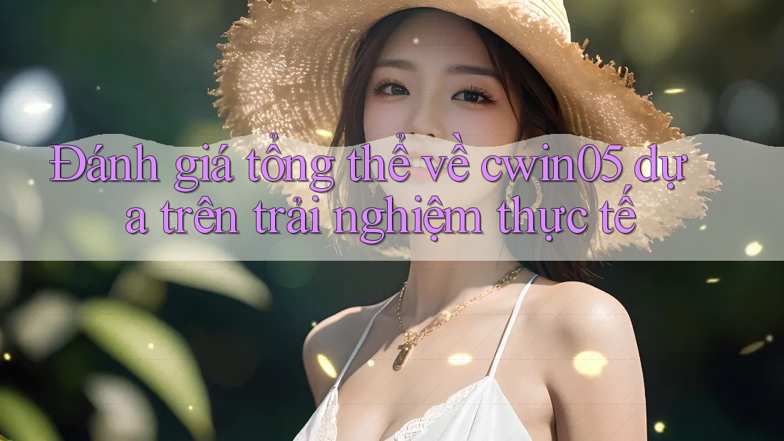 Đánh giá tổng thể về cwin05 dựa trên trải nghiệm thực tế Đánh giá tổng thể về cwin05 dựa trên trải nghiệm thực tế