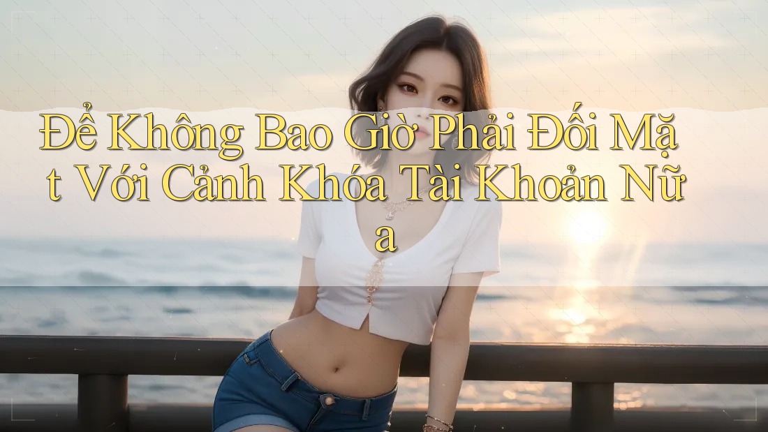 Để Không Bao Giờ Phải Đối Mặt Với Cảnh Khóa Tài Khoản Nữa