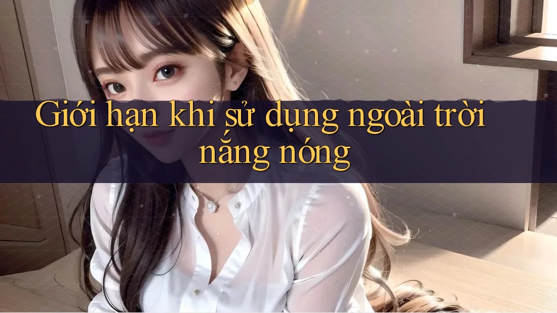 Giới hạn khi sử dụng ngoài trời nắng nóng Giới hạn khi sử dụng ngoài trời nắng nóng