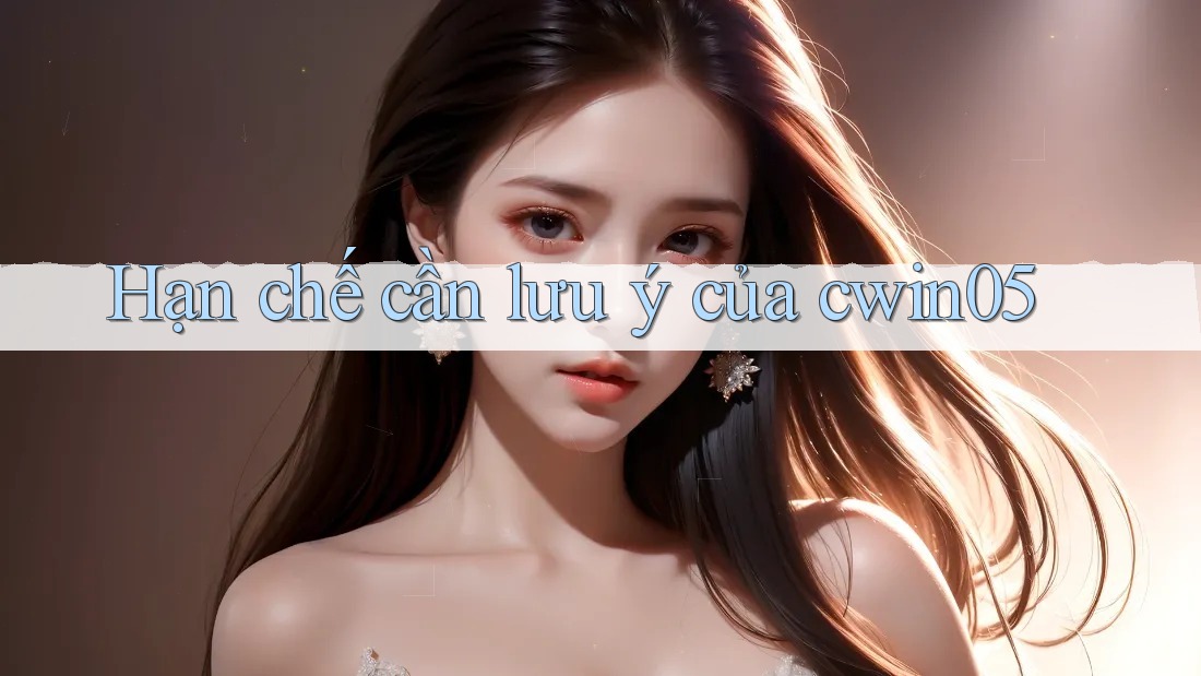 Hạn chế cần lưu ý của cwin05