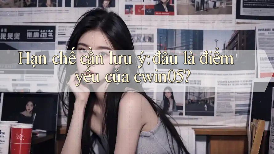 Hạn chế cần lưu ý: đâu là điểm yếu của cwin05?