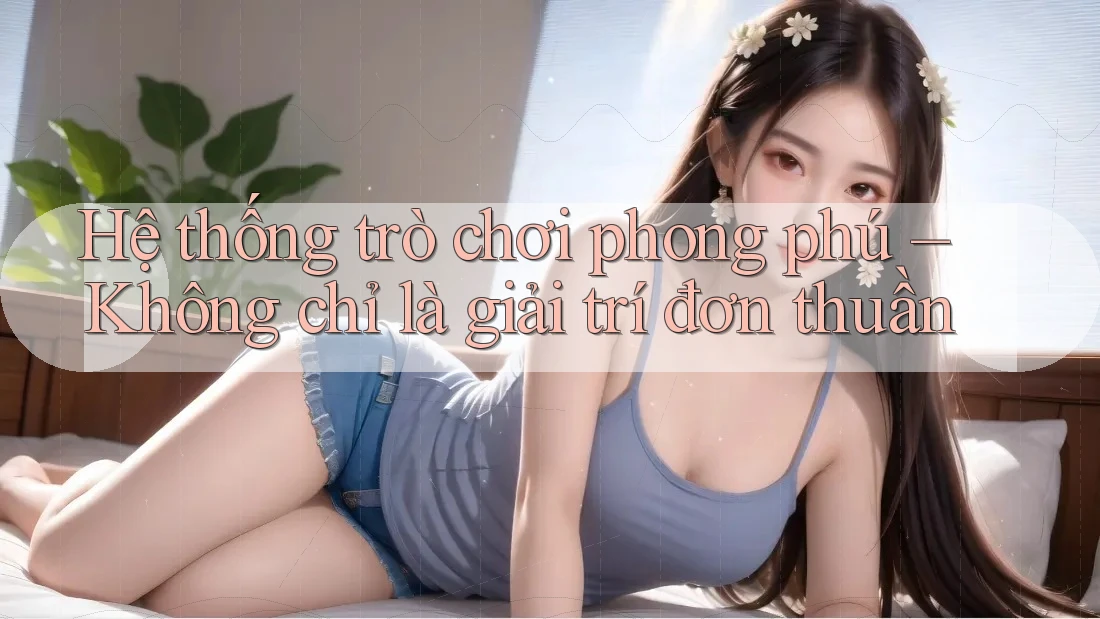 Hệ thống trò chơi phong phú – Không chỉ là giải trí đơn thuần