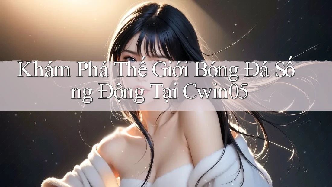 Khám Phá Thế Giới Bóng Đá Sống Động Tại Cwin05 Khám Phá Thế Giới Bóng Đá Sống Động Tại Cwin05