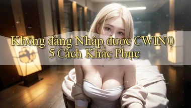 không đăng nhập được cwin05 cách khắc phục