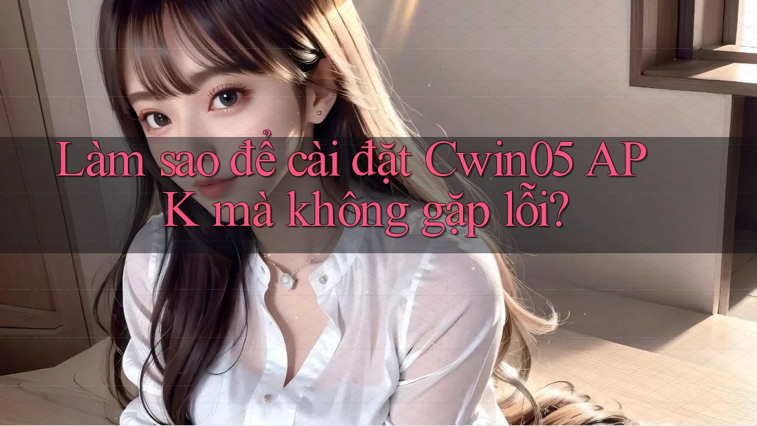 Làm sao để cài đặt Cwin05 APK mà không gặp lỗi?