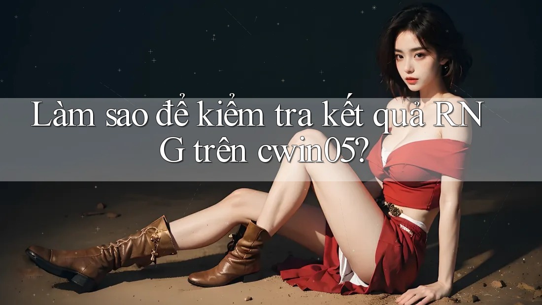 Làm sao để kiểm tra kết quả RNG trên cwin05? Làm sao để kiểm tra kết quả RNG trên cwin05?