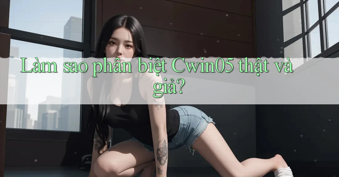 Làm sao phân biệt Cwin05 thật và giả? Làm sao phân biệt Cwin05 thật và giả?