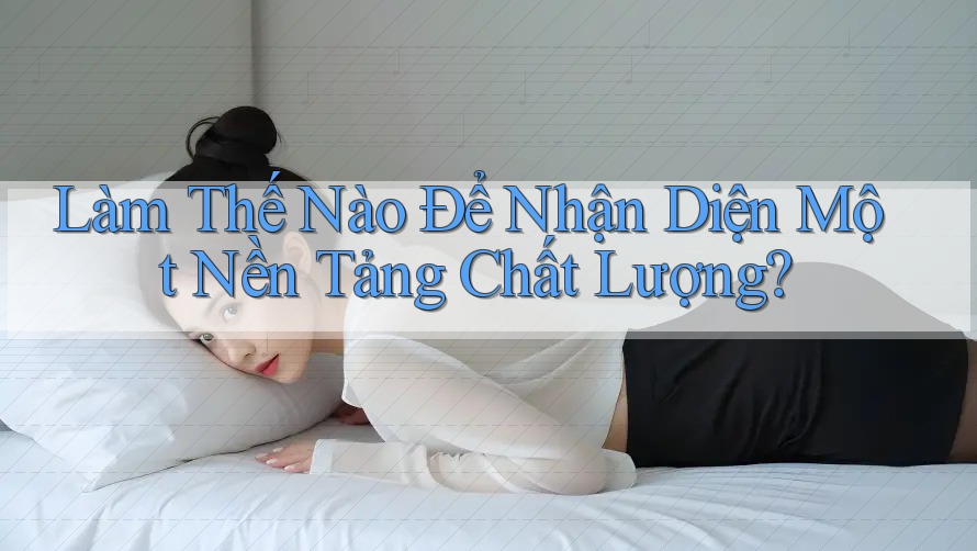 Làm Thế Nào Để Nhận Diện Một Nền Tảng Chất Lượng? Làm Thế Nào Để Nhận Diện Một Nền Tảng Chất Lượng?