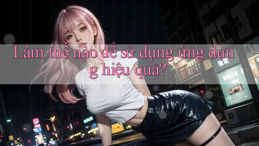 Làm thế nào để sử dụng ứng dụng hiệu quả?