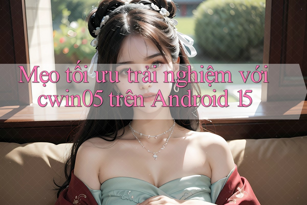 Mẹo tối ưu trải nghiệm với cwin05 trên Android 15 Mẹo tối ưu trải nghiệm với cwin05 trên Android 15