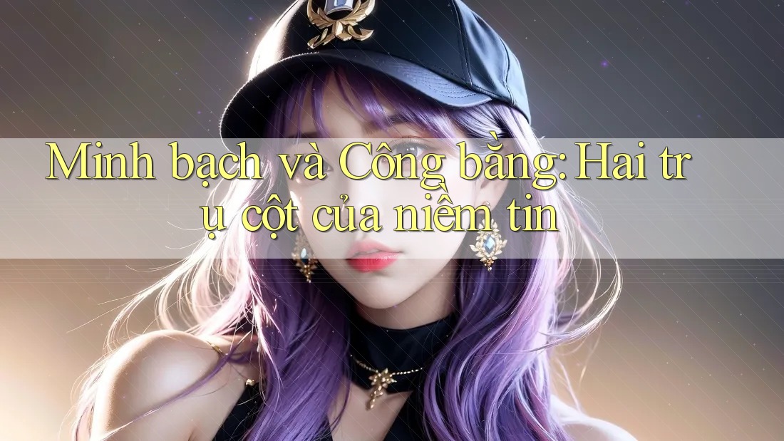 Minh bạch và Công bằng: Hai trụ cột của niềm tin Minh bạch và Công bằng: Hai trụ cột của niềm tin